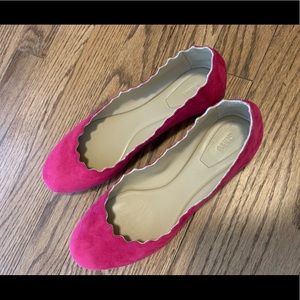 Chloe flats. Pink
